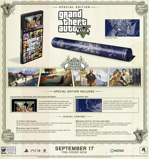 Grand Theft Auto V - Анонсированы Special Edition и Collector's Edition 